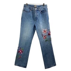 Vintage Sloane ST. Women’s Missy Embroidered jean Size 10